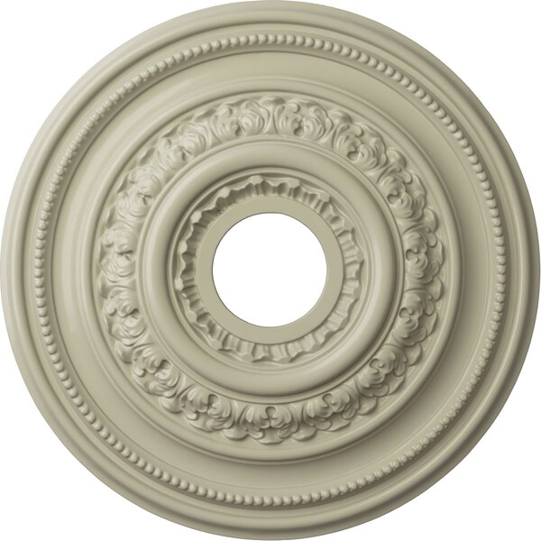 Ekena Millwork Orleans Ceiling Medallion (Fits Canopies up to 4 5/8"), 17 5/8"OD X 3 5/8"ID X 1 7/8"P, Clear Yellow CM17OLCYF - main